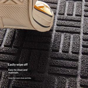 <span class=keywords><strong>Tapis</strong></span> <span class=keywords><strong>d</strong></span>'<span class=keywords><strong>entrée</strong></span> extérieur en caoutchouc <span class=keywords><strong>absorbant</strong></span>, lavable, résistant à l'usure, antidérapant, carré, simple, moderne, uni - Product Image 4