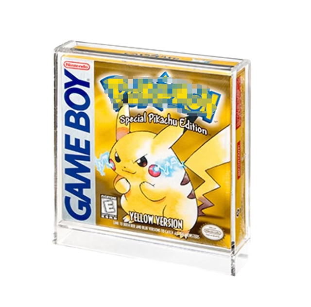 Customized HD Acrylic Modern Luxury Nintendo/Game Boy Series Display Box Advanced Game Protector Sliding Cover Design
