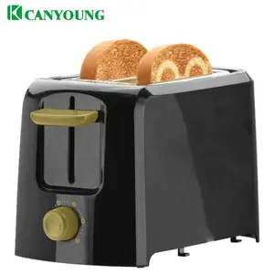 BSCI FAMA denetim fabrika popüler tasarım otomatik Pop Up 2 dilim Retro tost makinesi akıllı ekmek kızartıcı akülü