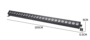 24 pièces * barre lumineuse LED RGB 3W 32 pouces pour <span class=keywords><strong>Disco</strong></span> - Product Image 6