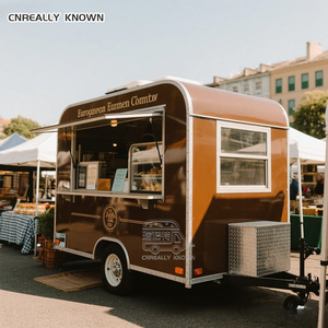 OEM Asian Portable <b>Bbq</b> <b>Trolley</b> Commercial Burger Stall Coffee Cart Mobile Snack Food Trailer Fully Equipped - Product Image 5