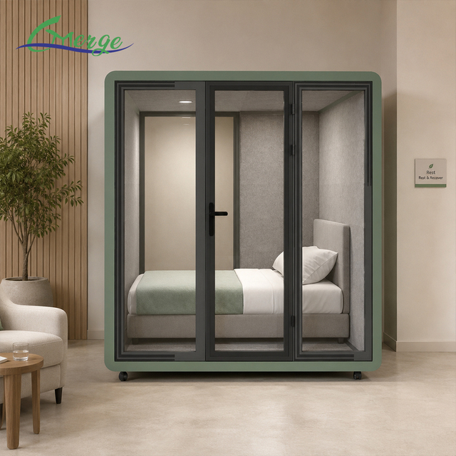 Factory Direct Sale Modern Movable Multifunctional Silent Pods Acoustic Office Phone Booth Soundproof Sleeping Cabin for Hotel