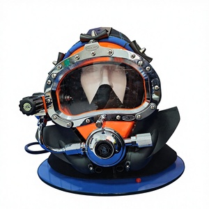 Casque de plongée commercial CDM16 en ABS et néoprène, respirant, étanche, anti-buée, plongée professionnelle - Product Image 1