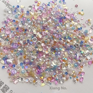 10.18 bricolage couleur magique pierre ours fait à la main Nail Art verre remplissage gravier flux chanvre sable noël animaux décorations 1 kg/<span class=keywords><strong>sac</strong></span> - Product Image 2