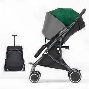 Jaring penahan matahari besar lipat murah, Stroller bayi ringan dengan Aksesori
