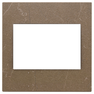 Placca 3M BS Coffee Brown Wall <b>Switch</b> <b>Plate</b> 12.8x11.4x3.3 cm - Product Image 1
