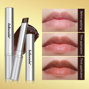Nuevo Bálsamo Labial Lakerain <span class=keywords><strong>Black</strong></span> <span class=keywords><strong>Honey</strong></span>, Hidratante, Impermeable, Maquillaje Mineral, Antiadherente, Larga Duración, Lápiz Labial Mate Aterciopelado - Product Image 2