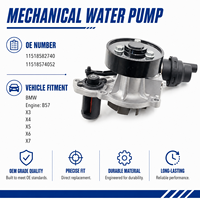 Bomba de Agua Mecánica X3 X4 X5 X6 X7 para BMW con B57 OE 11518582740, Repuesto OEM para el Sistema de Refrigeración del Motor