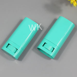 Envase de Plástico Blanco y Negro de 20g, 50g, 75g, Tubo Giratorio Vacío para Protector Solar en Barra - Product Image 1