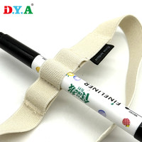 Support de stylo élastique tissé sur mesure, bande élastique pour stylo pour carnet, journal, agenda