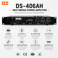 Amplificateur de karaoké professionnel DSZ DS-406AH 600W 60Hz-18KHz avec boîtier métallique pour salles de conférence et centres de formation