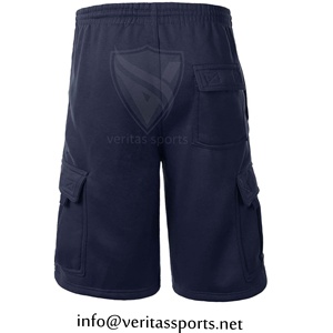 Shorts de basket-ball pour hommes Veritas Sports de qualité supérieure, nouveaux modèles 2023 - Polyester/coton, respirants et à séchage rapide - Product Image 2