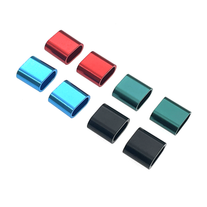 Hai Cách Có Thể Điều Chỉnh Nhôm Ống Khóa Tái Sử Dụng Kim Loại Vòng Đeo Tay Clasp Dây Đeo Cổ Tay Khóa Cho Lễ Hội - Product Image 2