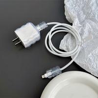 Protector de Cable y Cargador SHEDL TPU para iPhone, Accesorios de Carga de 20W/18W