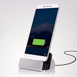 Pengisi Daya Desktop Fast Charge Sync Cradle untuk Samsung Galaxy S10 Xiaomi USB Type <span class=keywords><strong>C</strong></span> Dock Station Charging Holder <span class=keywords><strong>Base</strong></span> - Product Image 5