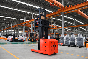 VIWINT Nuovo Design Carrello Elevatore Elettrico per Ordini, Sollevatore Idraulico 1T 1.5T 2T 3T, <span class=keywords><strong>Reach</strong></span> Truck Elettrico - Product Image 5