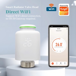 Valve thermostatique intelligente pour <span class=keywords><strong>radiateur</strong></span> Tuya WiFi, <span class=keywords><strong>thermostat</strong></span> programmable pour <span class=keywords><strong>radiateur</strong></span>, affichage LED, compatible avec Alexa Google Home - Product Image 4