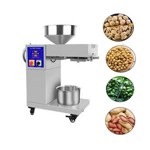 เครื่องสกัดน้ำมันขนาดเล็กสแตนเลสสำหรับใช้ในบ้าน เครื่องสกัดน้ำมันแบบสกรูไฟฟ้า 220V สำหรับวอลนัท/เมล็ดทานตะวัน/มะพร้าว - Product Image 6