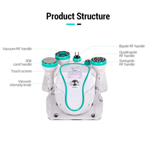 Máquina Portátil 5 en 1 de Vacumterapia, Radiofrecuencia, Lipo, Cavitación 80k y Sónica para Adelgazamiento y <span class=keywords><strong>Liposucción</strong></span> - Product Image 6