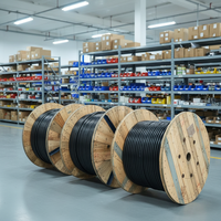 Cable de Alimentación Eléctrico Submarino de Bajo Voltaje, de Cobre Sólido, para Construcción Industrial y Ferroviaria, de 3-5 Núcleos