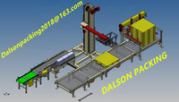 Fournisseur de machines de palettisation universelles pour petites boîtes en carton, fabricant de palettiseurs à bras oscillant à colonne unique au prix d'usine