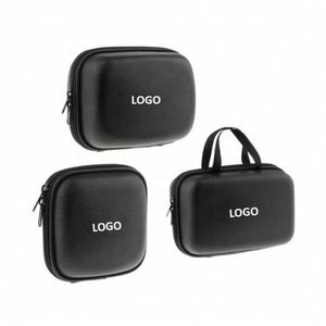 Custom LOGO Fishing Spin Reel Bag <b>Hard</b> <b>Shell</b> EVA Foam Zipper Carry <b>Case</b> for Tackle Box Fishing Tool Organizer - Product Image 2