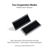 Panneau acrylique PMMA noir infrarouge pour transmission IR, couvercle de capteur d'écran tactile, télécommande, vente en gros