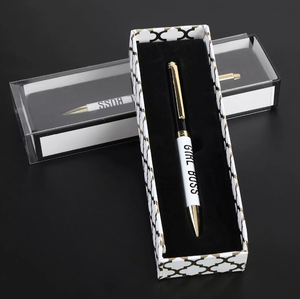 Ttx Hot Bán tùy chỉnh OEM truyền nhiệt thăng hoa Hộp Bút Set Kawaii khuyến mại kim loại bóng điểm bút Đức mực 2-năm - Product Image 3