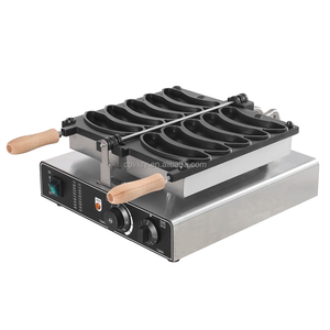 Machine à gaufres professionnelle en forme de banane, <span class=keywords><strong>2000W</strong></span>, électrique, revêtement antiadhésif, chauffage double face, chauffage uniforme, usage commercial - Product Image 3