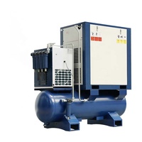 Compresseur d'air à vis électrique à faible bruit 15KW 22KW 16Bar 20Bar VSD Inverter alimenté par courant alternatif avec plusieurs configurations