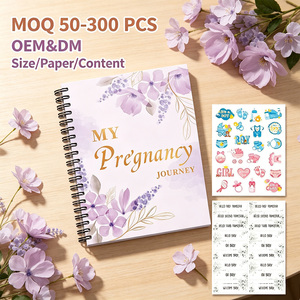 <span class=keywords><strong>Journal</strong></span> <span class=keywords><strong>de</strong></span> grossesse personnalisé A6, couverture rigide en papier, pour documenter les expériences <span class=keywords><strong>de</strong></span> la nouvelle maman, souvenir pour petites quantités - Product Image 1