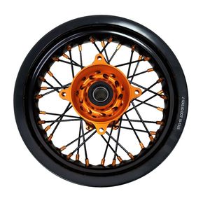 Nuevas Ruedas <span class=keywords><strong>Supermotard</strong></span> de Alto Rendimiento, Color Personalizable, Aleación de Aluminio CNC, Completas para KTM SX85, Motocicleta Infantil Todoterreno - Product Image 5