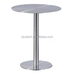 <span class=keywords><strong>Table</strong></span> en acier inoxydable de style industriel pour café, salon de thé, durable, résistante à l'usure, <span class=keywords><strong>table</strong></span> à café pour salle à manger - Product Image 2