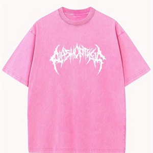 Breathable 100% Cotton Knitted Oversized T-Shirt Unisex 2025 Summer 3D Graphic Print Sublimation Regular Fit - Product Image 2