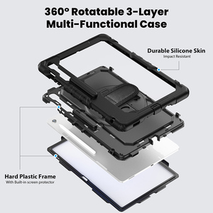 Được xây dựng trong bảo vệ màn hình với dây đeo vai trường hợp máy tính bảng cho Samsung <span class=keywords><strong>Galaxy</strong></span> <span class=keywords><strong>Tab</strong></span> S10 FE cộng với 13.1 inch - Product Image 3