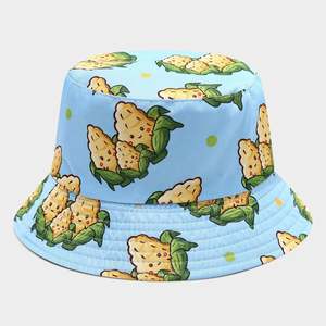 Chapeau de soleil de plage printemps-été, motif fruits et légumes, chapeau de pêcheur tendance pour femme et fille, chapeau bob réversible mignon pour l'extérieur - Product Image 5