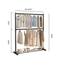 Porte-vêtements en gros, support d'affichage multifonctionnel pour vêtements, nouveau design, support d'affichage pour vêtements, support de vêtements