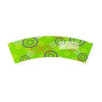 Logo personnalisé jetable Emballage alimentaire Gobelet en papier écologique Ventilateur pour récipient à crème glacée Bol en papier