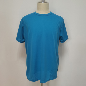 Camisetas <span class=keywords><strong>baratas</strong></span> de cuello redondo en blanco 100% poliéster algodón sensación suave para asiáticos afroamericanos - Product Image 1