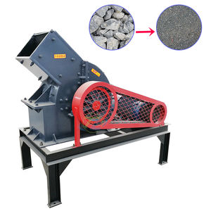Tragbare Steinhammer-Brecher-Recycling maschine Zerkleinern von Glasflaschen Erz abbau Kern komponente Motor Backen brecher Hammermühle - Product Image 1