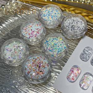 Décoration d'ongles en paillettes acryliques, poudre d'ongles sirène Aurora, paillettes holographiques, paillettes d'ongles, paillettes scintillantes - Product Image 3