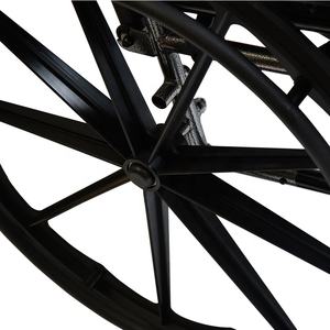 スイングアウェイフットレスト付きスチール車椅子<span class=keywords><strong>20</strong></span>インチワイドシート、300ポンドの耐荷重、ブラック - Product Image 6