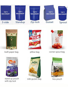 Premade Stand Up Pouch Koffie Spice Masala Wasmiddel Chilli Poeder Meel Verpakkingsmachine - Product Image 4