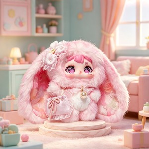 <b>Sweet</b> Baby Princess Plush Keychain Pink 13Cm With Hook For Bag Charm Gift - Product Image 2