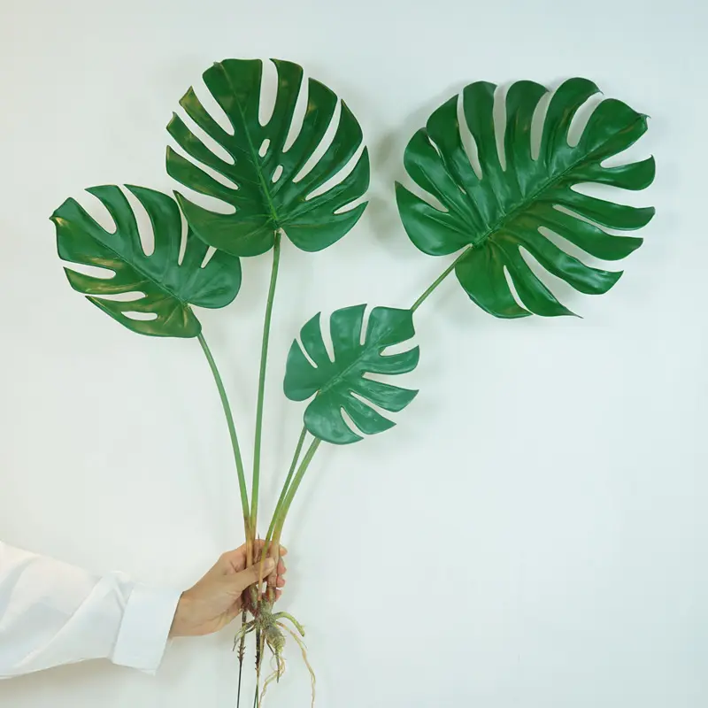 Planta Ornamental de hojas artificiales, fabricante Monstera para el hogar, jardín, oficina, tienda, decoración