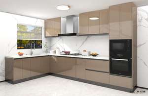 Armoire éclairée par LED avec miroir, porte coulissante, placard en bois, étagères réglables, tiroirs, grande capacité, meubles de rangement pour chambre à coucher - Product Image 3