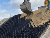 Grille de pavage en plastique Geovance pour une esthétique optimale et une capacité de charge élevée