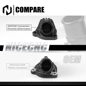 Boîtier de thermostat en aluminium NICECNC pour moto, raccord de tuyau d'eau pour <span class=keywords><strong>KTM</strong></span> <span class=keywords><strong>790</strong></span> 890 Duke Adventure R <span class=keywords><strong>ADV</strong></span> 2018-2024 - Product Image 2