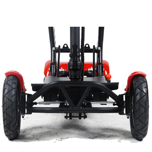 4 Wheel Adult Four-wheel Electric Scooter Lithium Battery Foldable Design 250W Motor 150kg Load Capacity <b>Remote</b> <b>Control</b> Dual - Product Image 6