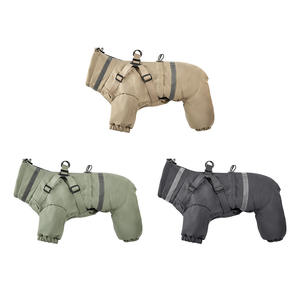 कपास जैकेट शीतकालीन संस्करण गर्म कुत्ते चार पैर के कपड़े मोटे छाती और पीठ एकीकृत कर सकते हैं - Product Image 3